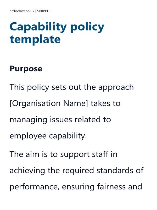 Capability policy template preview