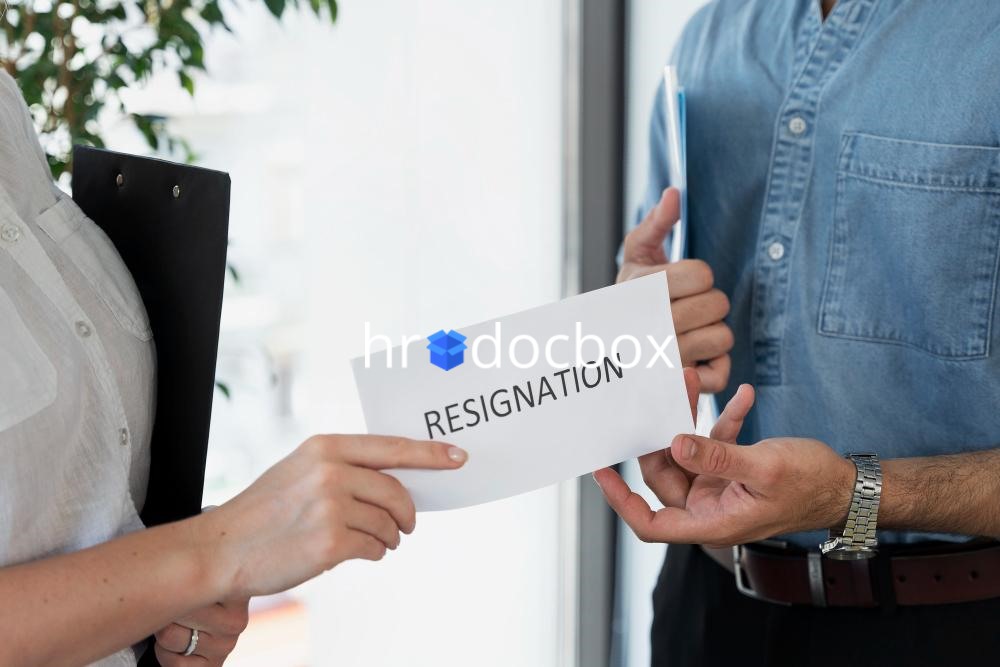 Director resignation letter template