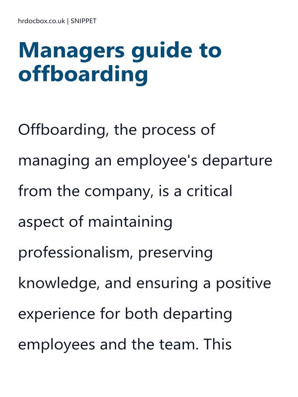 Managers guide to offboarding preview